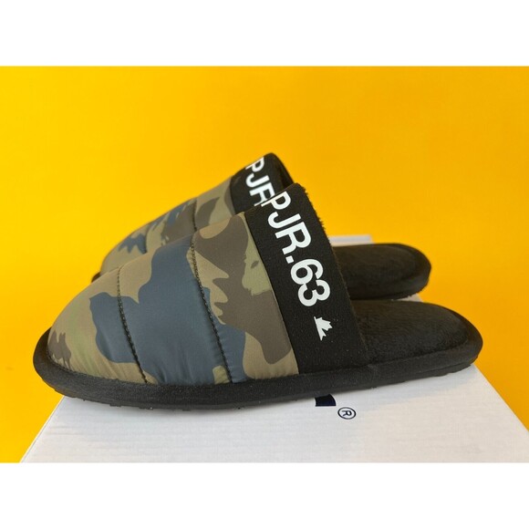 Pajar Canada Stevie Mule Slippers Womens 37 M Olive Green Camo Slip On Flats NWB - Picture 5 of 12